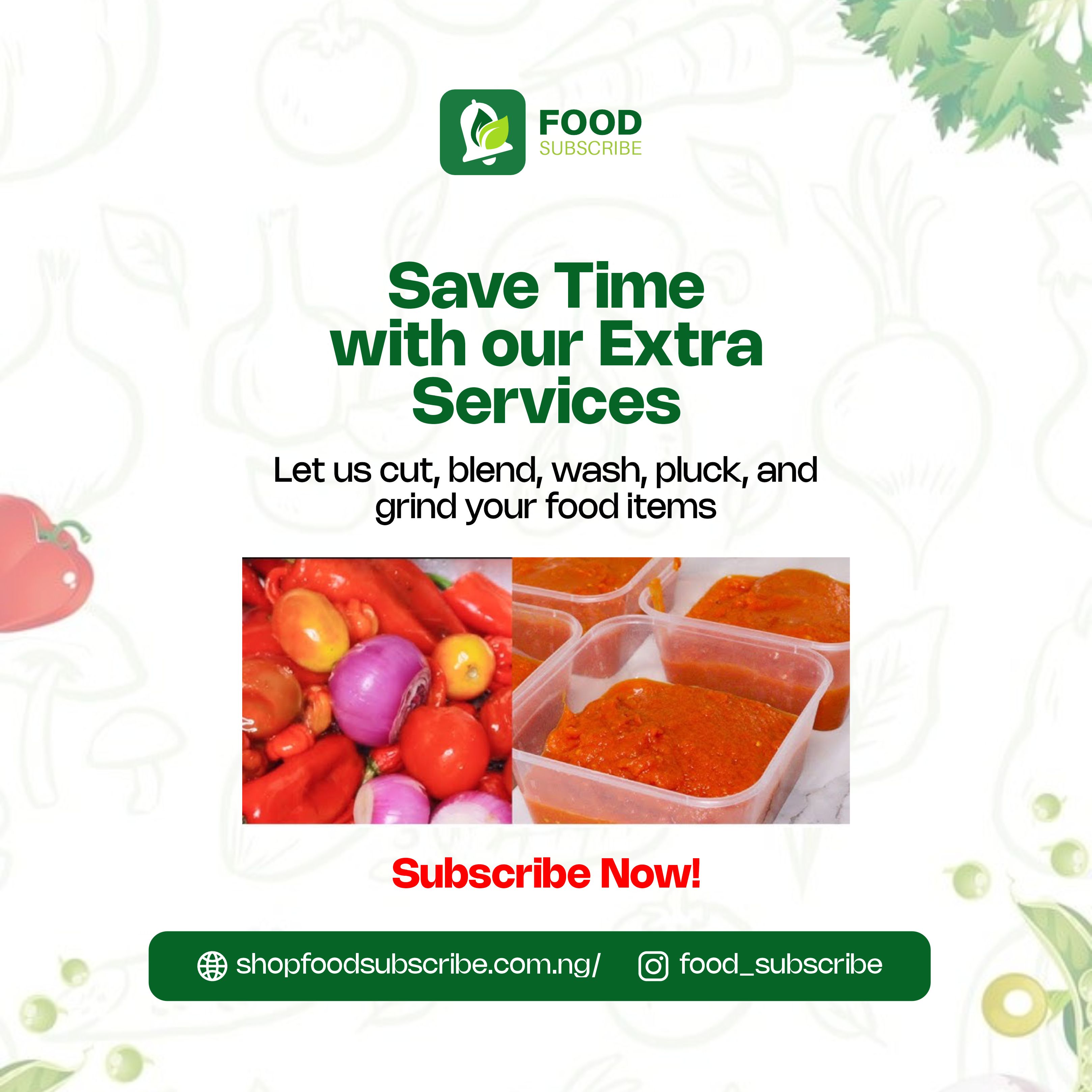 Food Subscribe Flier 2